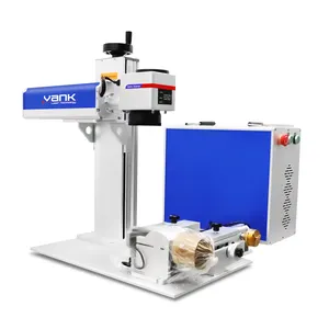 Mini Fiber Laser Nameplate Marking Machine 70W 100W Raycus MAX Metal Engraver