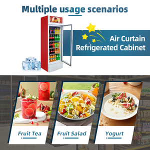 Коммерческий холодильный витринный шкаф с одной дверью для напитков, холодильник для продуктового магазина - Product Image 3