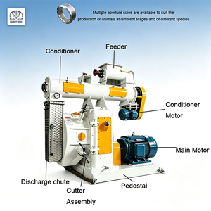 Ringmatrizen-Pelletmühle zum Fabrikpreis, 1-2 TPH für Geflügel- und Wildtierfutter, mit Langlebiger Matrize und Hoher Lebensdauer - Product Image 5