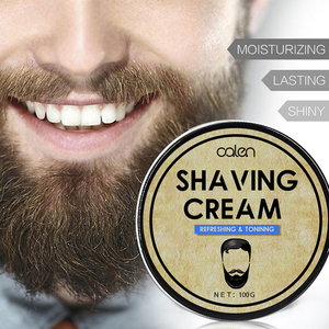 Crème à raser bio personnalisée pour hommes, marque privée, 100g, soin hydratant naturel pour la <span class=keywords><strong>barbe</strong></span> - Product Image 6