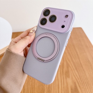 เคสโทรศัพท์หนังแท้บางเฉียบ ป้องกันเลนส์กล้อง สำหรับ iPhone 17 Pro Max และ iPhone 17  แบบเคลือบหนัง - Product Image 4