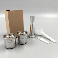 Kapsul Kopi Espresso Stainless Steel 304 yang Dapat Digunakan Kembali - Cangkang Filter Isi Ulang & Dapat Didaur Ulang untuk Nespresso Y5 Y9