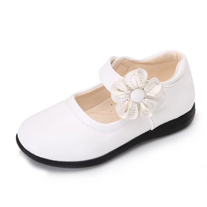 Filles Pu Chaussures en cuir pour enfants Robe <span class=keywords><strong>de</strong></span> mariage Princesse <span class=keywords><strong>Danse</strong></span> Enfants Été Noeud Nœud Noir Étudiant Sandales - Product Image 6