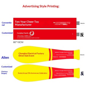 Bastones Inflables de Plástico Grueso con Publicidad Impresa para Conciertos, Eventos Deportivos, Cumpleaños y Campamentos - Product Image 4