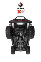 WLtoys 104020 Voiture RC tout-terrain 4x4 à l'échelle 1/10 avec moteur brossé 550, batterie 7.4V 3000mAh, lumières LED, 2.4GHz, pour l'escalade hors route, idéale comme cadeau