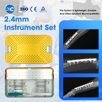 Vente chaude ALPS Ensemble d'instruments ALPS 2,4 mm Ensemble d'instruments vétérinaires pour traumatismes Ensemble d'instruments orthopédiques pour animaux de compagnie