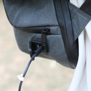 Mochila Solar Impermeable de Nueva Generación, Totalmente Negra, Paneles Solares de Alta Eficiencia con Celdas BC, Bolsa para Exteriores para Teléfono y Dron GSE-601 - Product Image 3