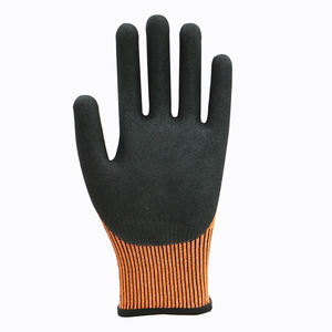 Nouveau design Guantes Anti Corte antidérapant et résistant à l'huile Sandy Nitrile Palm Coated HPPE Cut Level D Gloves - Product Image 3