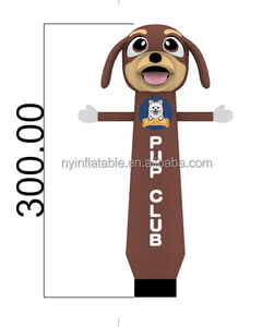 Figurine gonflable <span class=keywords><strong>chien</strong></span> de 3m pour événements commerciaux extérieurs, en tissu Oxford, avec souffleur, figurine ondulante attrayante - Product Image 6
