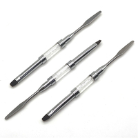 Pinceau double tête pour nail art, stylo de dessin pour extension de gel UV acrylique avec spatule, tout pour la manucure