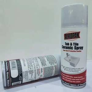 400Ml Aeropak อ่างอาบน้ำและกระเบื้องเซรามิกสีดำสีขาวสีใสห้องน้ำสถานีซักผ้า - Product Image 6