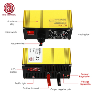 Caricabatterie al Litio ad Alta Potenza 24V Standard EU/US/UK 29.2V 60A con Tensione e Corrente Regolabili - Product Image 4