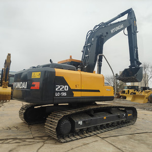 Excavadora de cadenas Hyundai 220LC-9S usada, 22 toneladas, cucharón de 1.0 m, motor, caja de cambios, bomba, componentes originales de Corea del Sur - Product Image 1