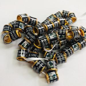 定制鸽子产品2025高品质台湾dv铝塑彩色赛鸽圈鸽子配件 - Product Image 5