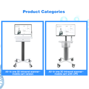 Scanner intra-oral 3D mobile intelligent tout-en-un avec chariot, stockage cloud <span class=keywords><strong>UPS</strong></span>, visualisation en direct, traitements collaboratifs, Windows 11 - Product Image 2