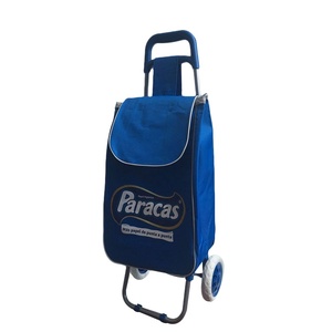 <span class=keywords><strong>Chariot</strong></span> <span class=keywords><strong>de</strong></span> courses pliable portable en acier avec sac, capacité 50 kg, personnalisable, du fabricant - Product Image 3