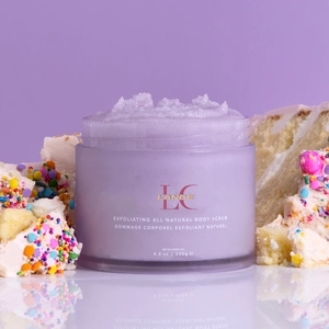 Exfoliante corporal de azúcar de etiqueta privada, ventas al por mayor, exfoliante natural vegano, hidratante, Limpieza Profunda, exfoliante corporal púrpura - Product Image 1