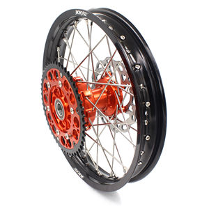 Ruedas de moto de cross todoterreno KKE 21/18 <span class=keywords><strong>Enduro</strong></span> CUSH Drive para <span class=keywords><strong>KTM</strong></span> EXC 2003, 125-530CC, 2024-, con piñón y disco - Product Image 3