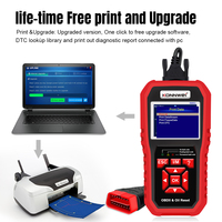 Dispositivo de inspección de código de problemas automático KW851, escáner de comprobación OBD2 para coche, herramienta de reinicio de luz de servicio de aceite para coche de 12V con protocolos OBD2