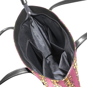 New Arrival Custom Pu Leather Large Capacity Shoulder Bag Puakenikeni Hawaiian Flower <b>Lei</b> Women Bag Print Handbag - Product Image 5