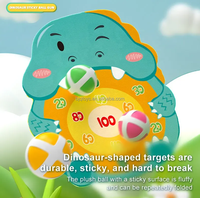 Jeux de tir sportifs en plein air pour enfants Beijingqi, jouets pistolets dinosaures en plastique, tir à l'eau, cible à balles collantes, cible à fléchettes