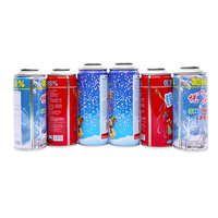 Canette de jus gonflable personnalisée hermétique de 1,53 m de haut pour promotion, bon marché, à suspendre, pour boissons, aérosols, produits chimiques, avec bouchon à vis et fermeture hermétique