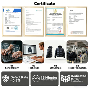 कस्टम प्यूफर डाउन जैकेट पुरुषों सर्दियों के बुलबुल जैकेट पुरुषों 2025 पुरुषों की जैकेट जैकेट पुरुषों के नीचे जैकेट - Product Image 6