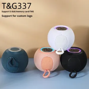 Mini Caixa de Som Bluetooth Sem Fio Tg337 de Mesa e Externa com Iluminação LED RGB e Som Potente Alimentada por Bateria - Product Image 2