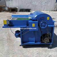 Ouvreur de recyclage de déchets de tissu de tissu de feutre de bord Machines d'ouverture de laine de fil de qualité supérieure Machine d'ouverture de laine abordable