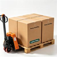 Boîte d'expédition en carton ondulé écologique recyclé imprimée sur mesure pour la logistique, l'entrepôt, le déménagement, la vente en gros