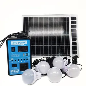 OEM/ODM disponible, centrale solaire, système de stockage d'énergie domestique, générateur pour l'éclairage domestique et le téléphone