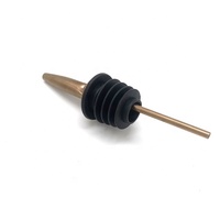 Distributeur de bec verseur de 24mm, barre en acier inoxydable brossé or Rose cuivre plaqué huile d'olive bouteille de vinaigre vin liqueur vitesse