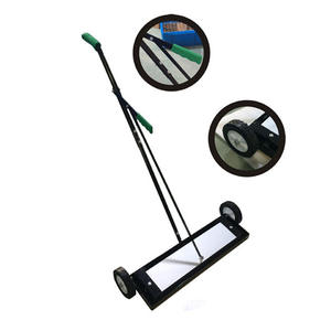 Barredora con ruedas Heavy Duty Pick up Nails Objetos ferrosos sueltos Imán fuerte Techo rodante a mano Barredora magnética para pisos - Product Image 3