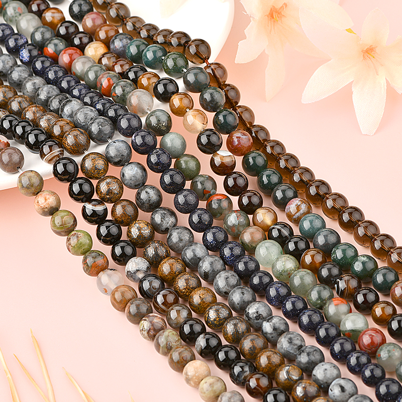 Genuine Natural Grade Aa Loose Gemstone Strand Stone Beads for Jewelry Making
