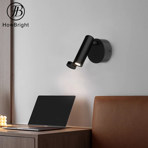 Trong nhà bề mặt gắn kết nội thất tại chỗ đèn tường Nhôm đèn cạnh giường ngủ shabbat dẫn đọc tường ánh sáng với xoay Bìa cửa sổ - Product Image 5