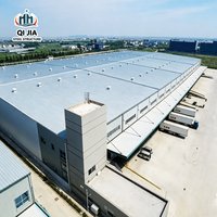 Bâtiment d'entrepôt logistique moderne en structure acier préfabriquée - Hangar industriel en métal facile à assembler