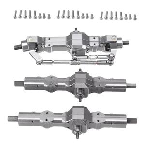 1/16 parti di camion WPL RC 6 ruote motrici con metallo anteriore centrale posteriore ponte accessori in plastica giocattolo telecomandato - Product Image 3