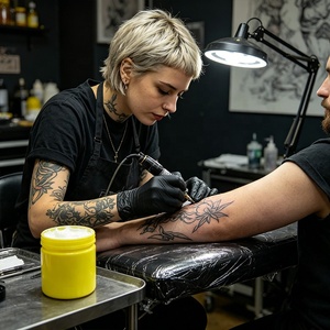 Crème Tatouage Durable en Promotion – Matière Sûre pour Ateliers de Tatouage et Instituts de Beauté – Utilisation à Long Terme - Product Image 2