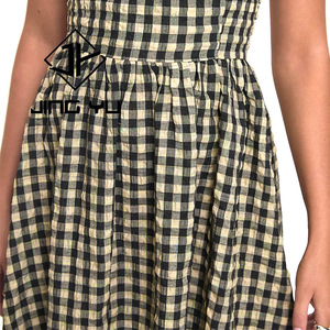 Vestido Feminino de Moda 2025, Alta Qualidade, Estilo Vintage, Vestido Casual de Linho, Comprimento até o Tornozelo - Product Image 6