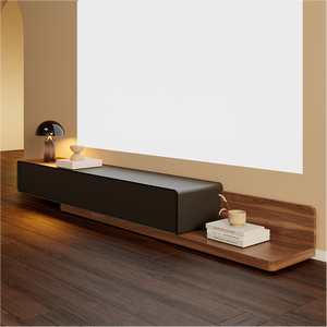 Meuble TV moderne en MDF, design ajustable, prix de gros abordable, pour salon, en bois, support TV, étagère, vente chaude - Product Image 5