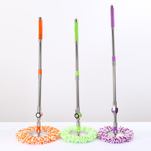 360 ma thuật lau sàn làm sạch có thể điều chỉnh lau xử lý thép không gỉ xử lý 360 lau - Product Image 1