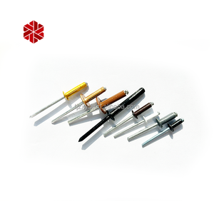 Rivets aveugles pop en aluminium à tête large à bride solide de couleur marron fournisseur chinois - Product Image 3