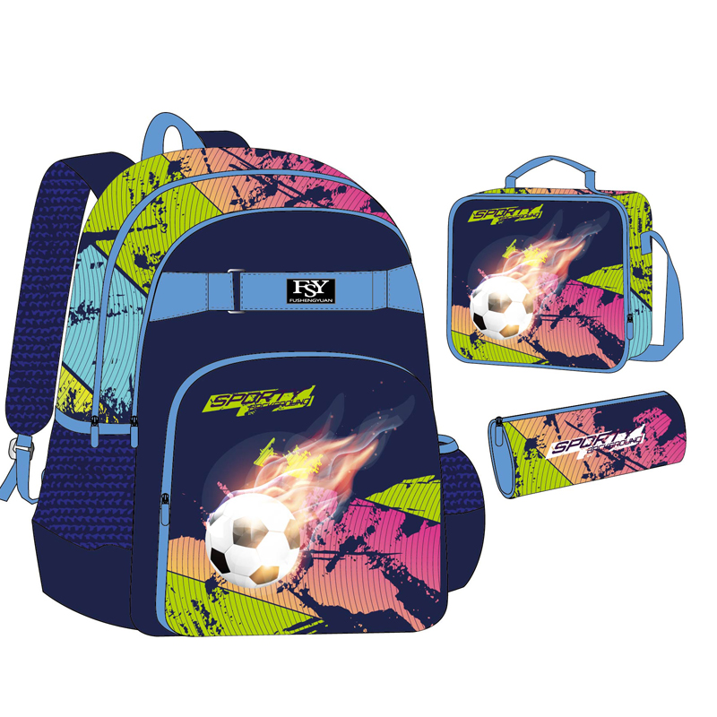 Fútbol de color azul