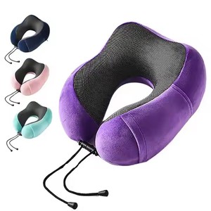 Oreiller de <span class=keywords><strong>voyage</strong></span> pour le cou en mousse à mémoire de forme personnalisé Oreiller pour le cou en forme de U lavable - Product Image 1
