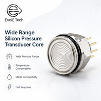 Núcleo de Transductor de Presión de Silicio, Salida Analógica de 4-20 mA, 0-1000 psi, Grado Industrial para Control de Procesos Hidráulicos y Automatizados