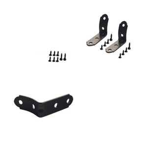 Car Door Hinge <b>Bracket</b> Repair Kit Steel 3 Hole Piano <b>Black</b> Industrial Design For Audi A4 S4 RS4 B6 B7 - Product Image 4