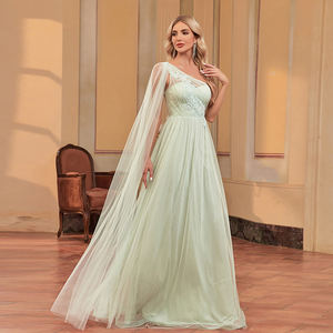 IMPEREA 2024 lusso saudita abito da sera in Chiffon arabico maniche a mantella matrimonio lungo festa formale Cocktail da ballo per le donne - Product Image 1