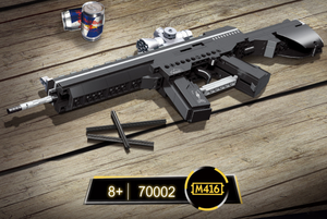 Cậu Bé Xây Dựng Khối Giáo Dục M416 Súng Đồ Chơi Xây Dựng Khối Bộ Mô Hình Đồ Chơi Giá Rẻ Thực Tế Đồ Chơi Súng Cho Trẻ Em - Product Image 3