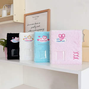 2024 nuevo lazo de felpa A6 carpeta foto tarjeta álbum hojas sueltas <span class=keywords><strong>Mini</strong></span> película Photocard organizador recoger <span class=keywords><strong>libro</strong></span> para Kpop - Product Image 3