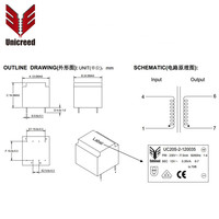 EE20 220v à 12v pcb mount 0.35VA mini transformateur